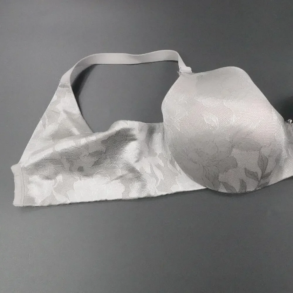 Cacique Bra Womens 42DD Balconette Underwire‎ Lace Full Coverage Support Floral